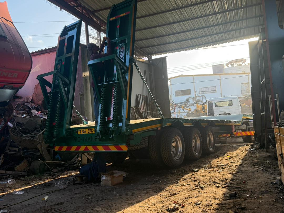 MISGANA lowbed trailer workshop and maintenance facility